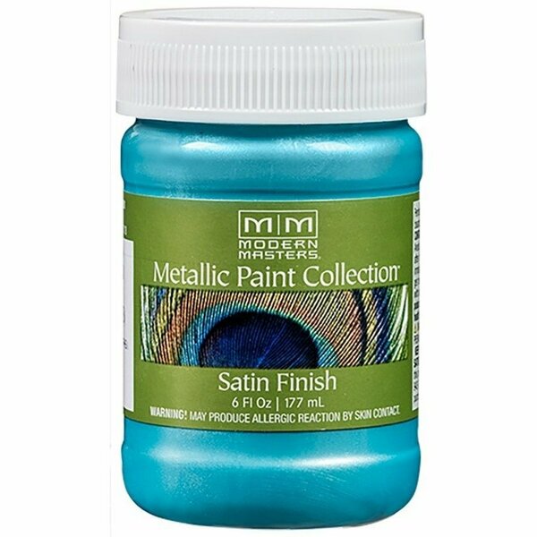 Rust-Oleum Modern Masters 6oz Metallic Paint Glacier Blue ME79106